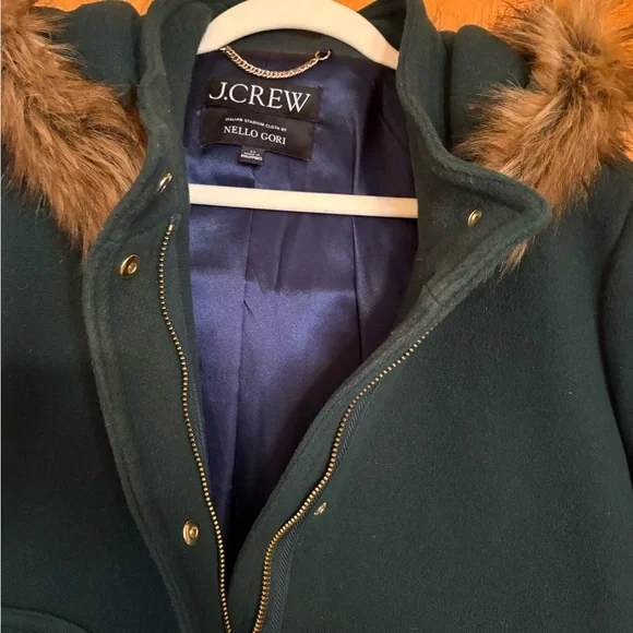 Chateau parka in Italian stadium-cloth wool (J Crew) Sz 22 - Picture 4 of 7